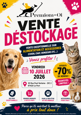 ⚡​ Vente déstockage ​le 10 Juillet ⚡