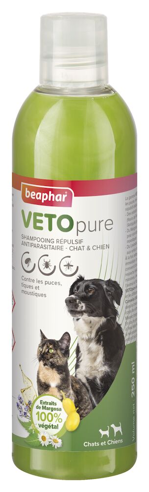 Photo du produit SHAMPOING VETOPURE ANTIPARASITAIRE 250ML - CHIEN ET CHAT BEAPHAR