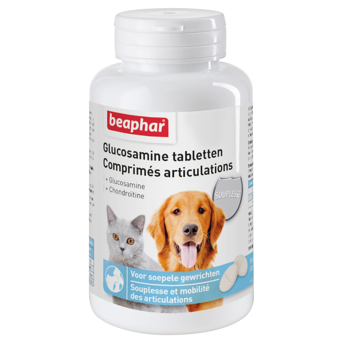 Photo du produit COMPRIMÉ (X60) ARTICULATIONS CHONDRO ET GLUCO- CHIEN ET CHAT BEAPHAR