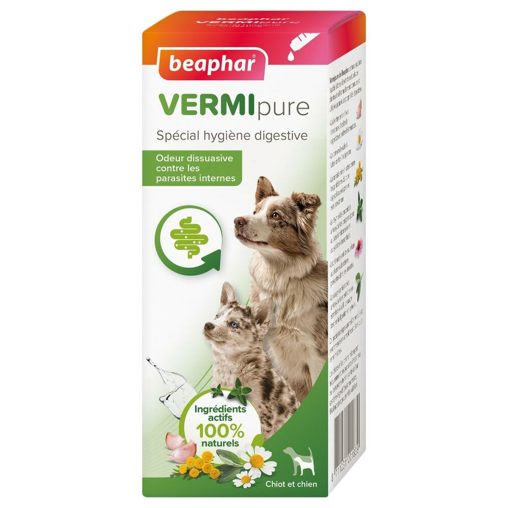 Photo du produit SOLUTION VERMIPURE (ACTIF NATUREL) PURGE PLANTE 50ML - CHIEN BEAPHAR (NEW)