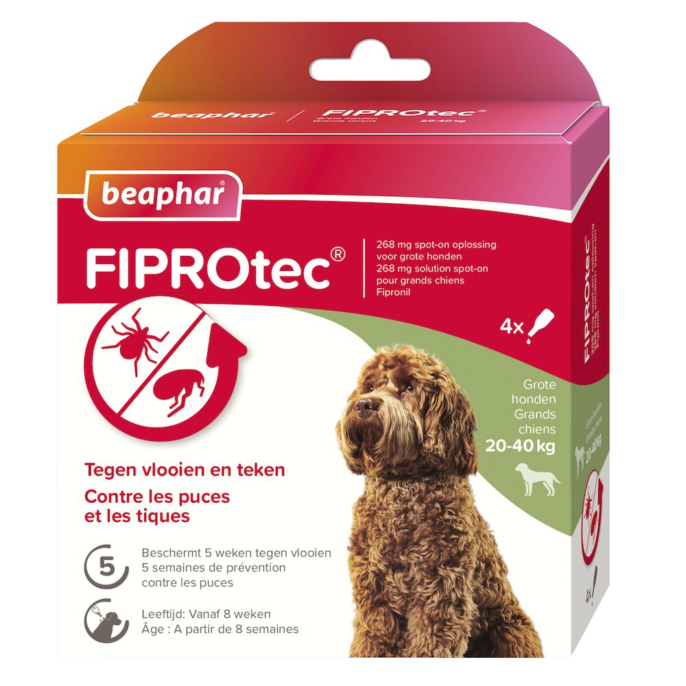 Photo du produit PIPETTE FIPROTEC (X4) T.L - CHIEN BEAPHAR NEW