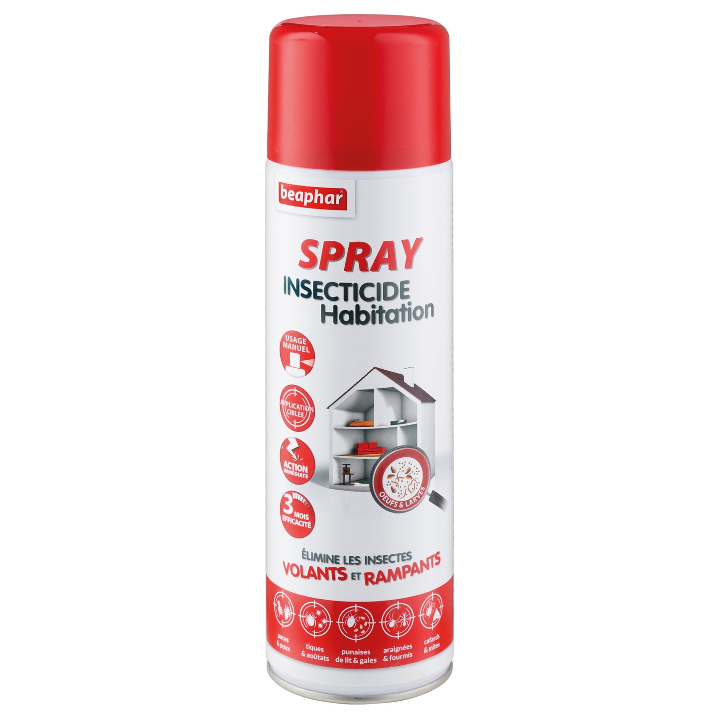 SPRAY HABITAT INSECTICIDE 500ML- CHIEN ET CHAT BEAPHAR