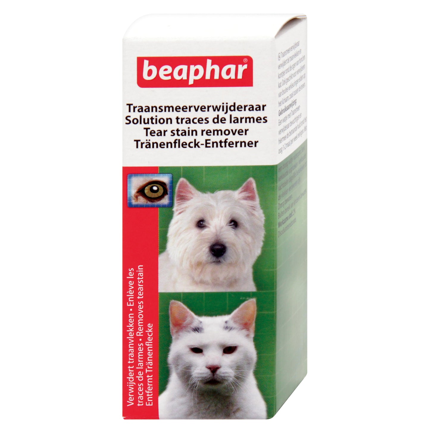 Photo du produit SOLUTION YEUX (CONTRE LES TRACES DE LARMES) 50ML- CHIEN ET CHAT BEAPHAR