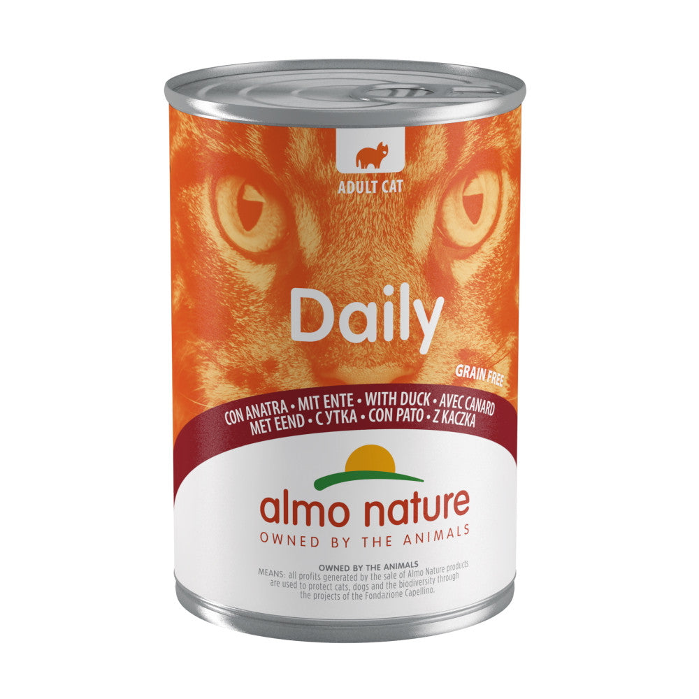 Photo du produit BOITE DAILY ADULTE CANARD 400G - CHAT ALMO NATURE