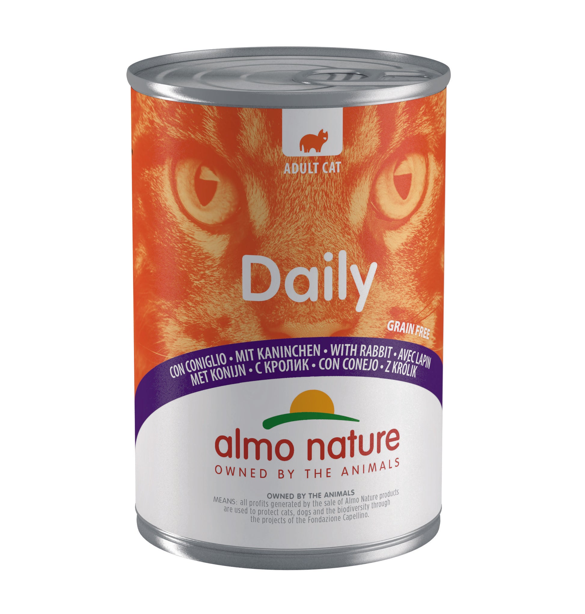 Photo du produit BOITE DAILY ADULTE LAPIN 400G - CHAT ALMO NATURE