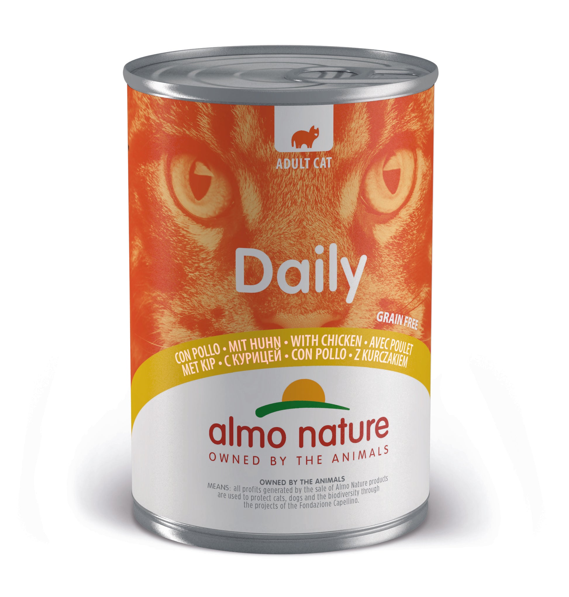 Photo du produit BOITE DAILY ADULTE POULET 400G - CHAT ALMO NATURE