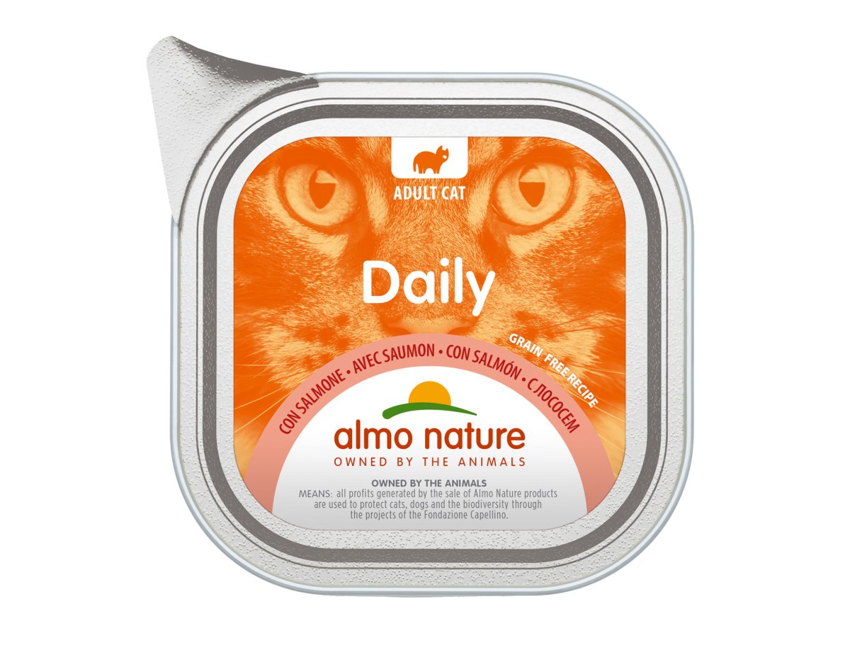 Photo du produit BOITE DAILY ADULTE SAUMON 100G - CHAT ALMO NATURE