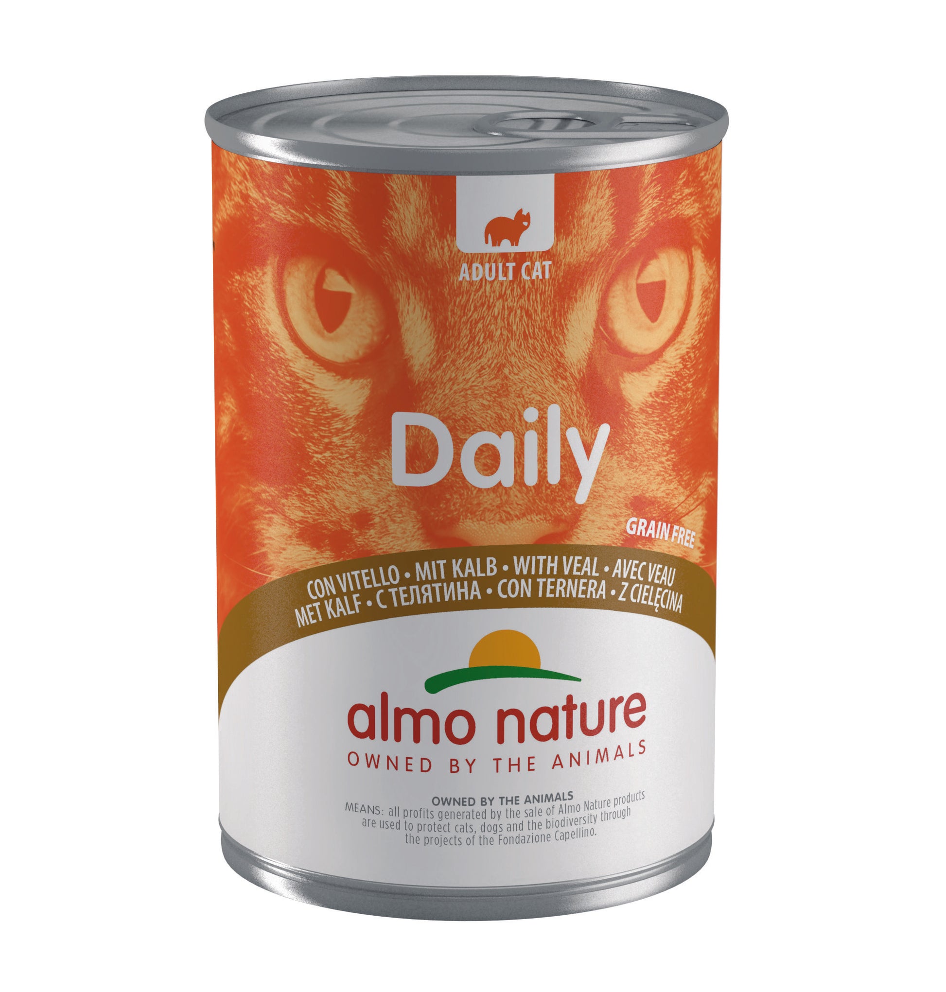 Photo du produit BOITE DAILY ADULTE VEAU 400G - CHAT ALMO NATURE