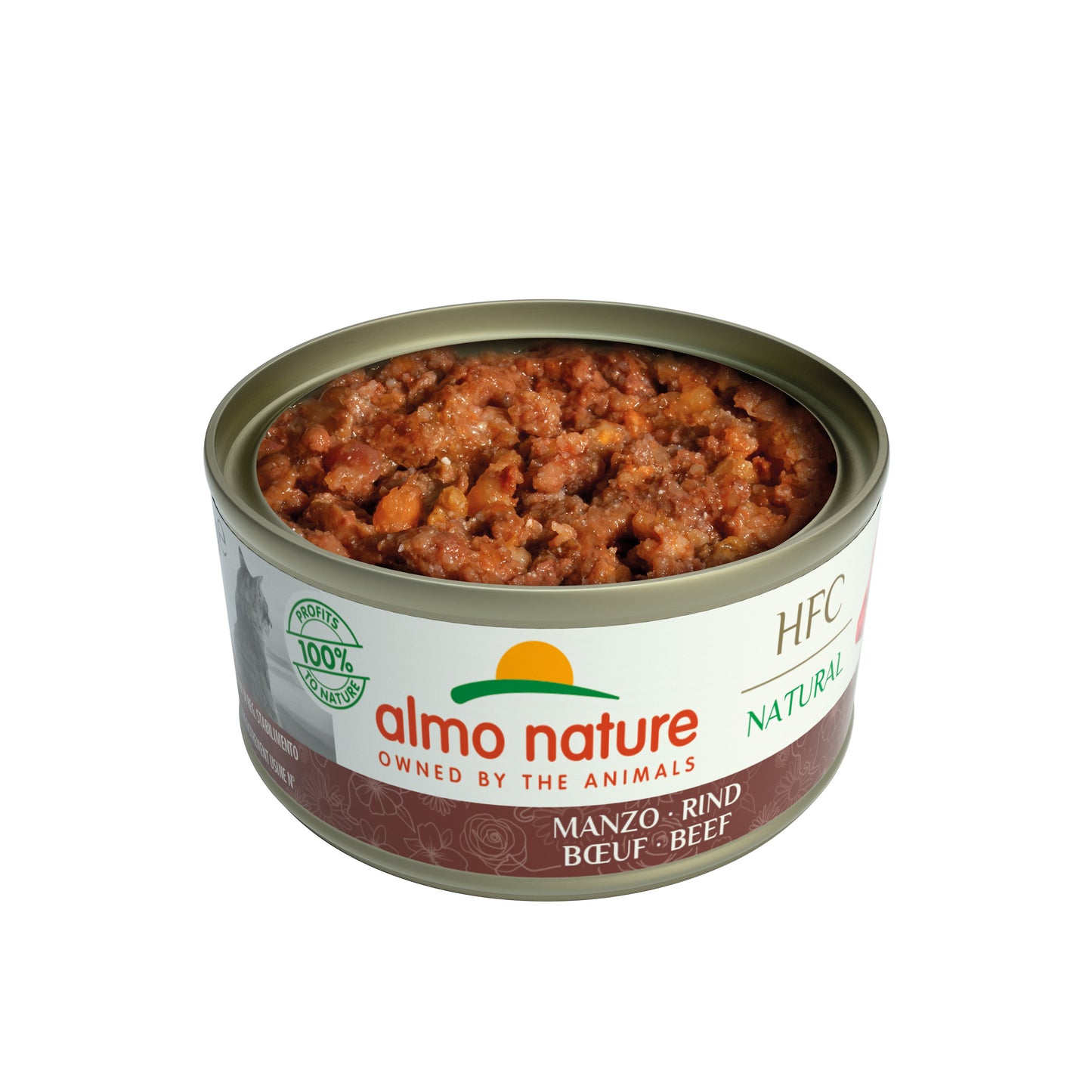 Photo du produit BOITE HFC NATURAL ADULTE BOEUF 70G - CHAT ALMO NATURE