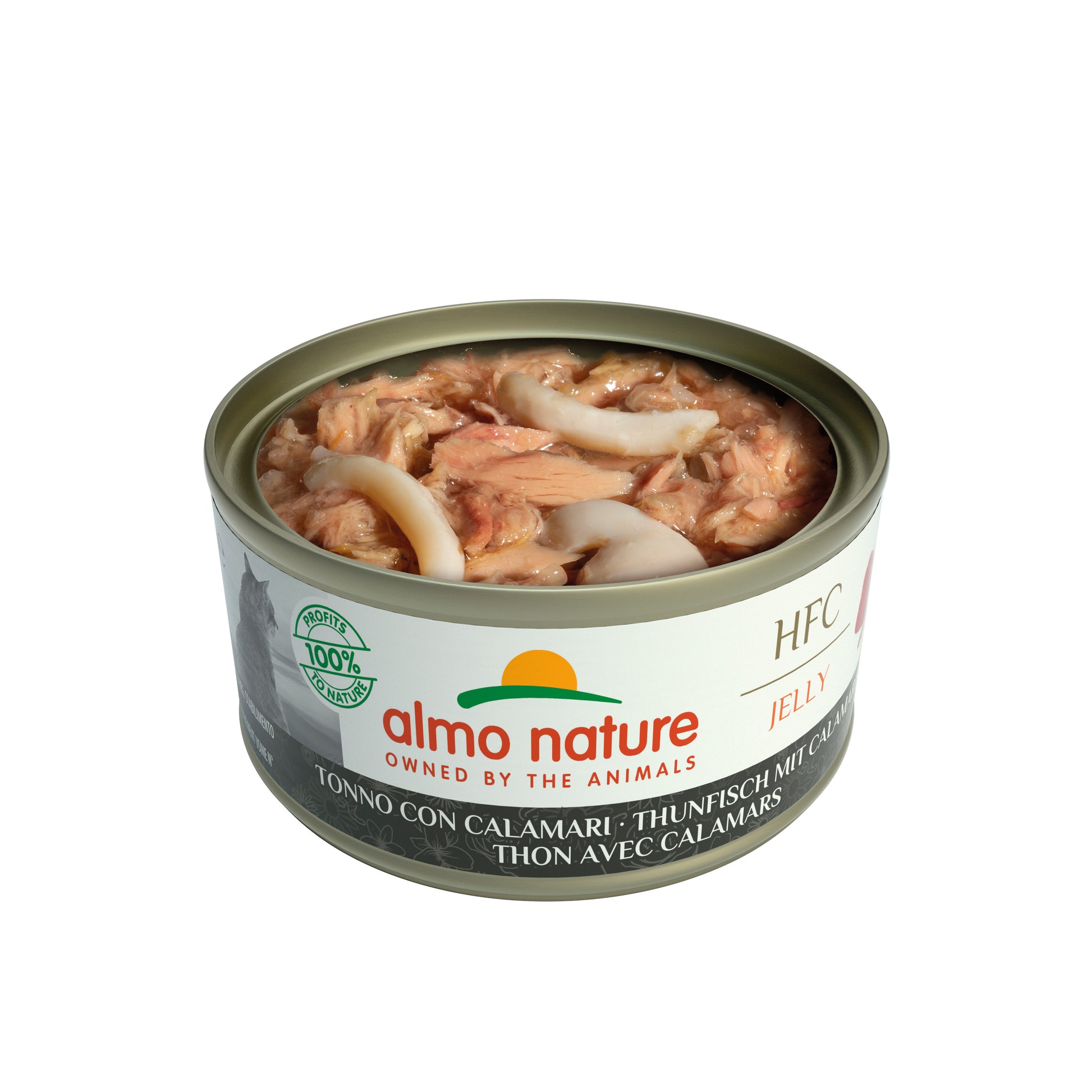 Photo du produit BOITE HFC JELLY ADULTE THON CALAMARS 70G - CHAT ALMO NATURE