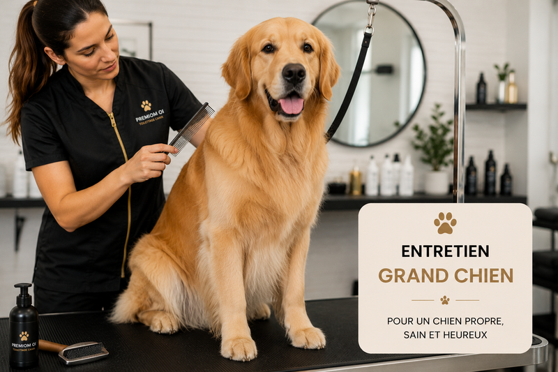 PRESTATION TOILLETAGE ENTRETIEN GRAND CHIEN
