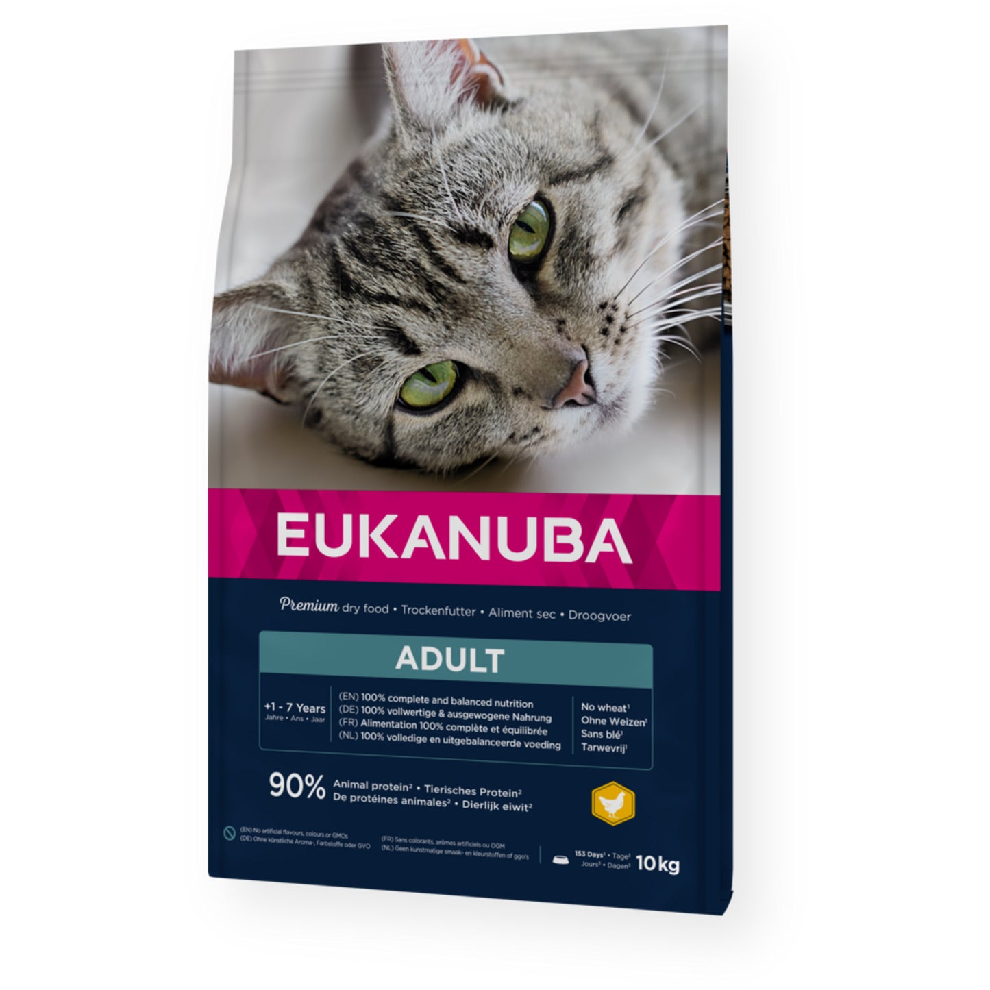 Photo du produit CROQUETTE ENTRETIEN ADULTE TOUTES RACES POULET 10KG - CHAT EUKANUBA