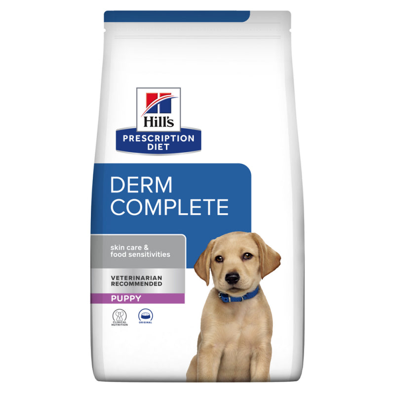 Photo du produit CROQUETTE PRESCRIPTION DIET PUPPY DERM COMPLETE POULET 4KG - CHIEN HILL'S