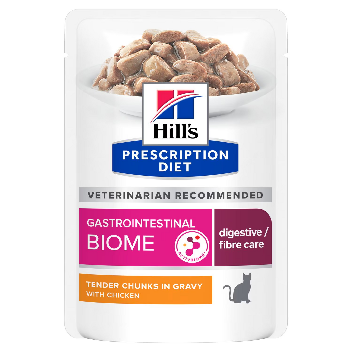 Photo du produit POCHON PRESCRIPTION DIET (X12) GI BIOME POULET 85G - CHAT HILL'S