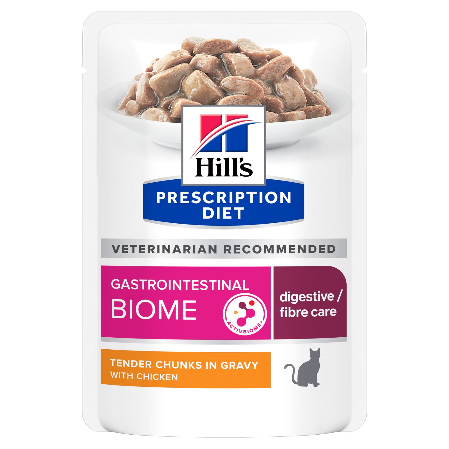 Photo du produit POCHON PRESCRIPTION DIET (X12) GI BIOME POULET 85G - CHAT HILL'S