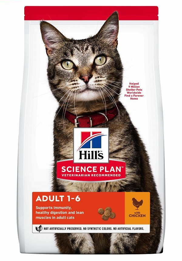 Photo du produit CROQUETTE SCIENCE PLAN ADULTE POULET 3KG - CHAT HILL'S