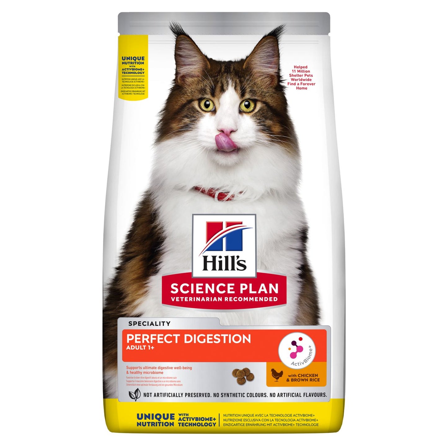 Photo du produit CROQUETTE SCIENCE PLAN ADULTE PERFECT DIGESTION POULET 1.5KG - CHAT HILL'S