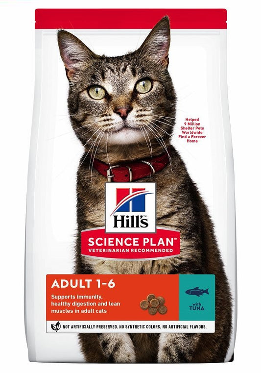 Photo du produit CROQUETTE SCIENCE PLAN ADULTE THON 3KG - CHAT HILL'S