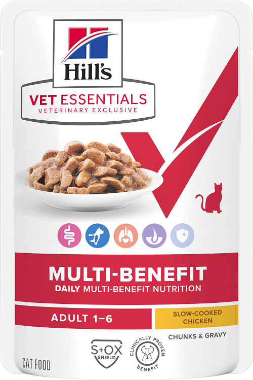 POCHON VET ESSENTIALS MULTI-BENEFIT (X12) ADULTE 85G -CHAT HILL'S