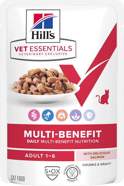 POCHON VET ESSENTIALS MULTI-BENEFIT (X12) ADULTE 85G -CHAT HILL'S