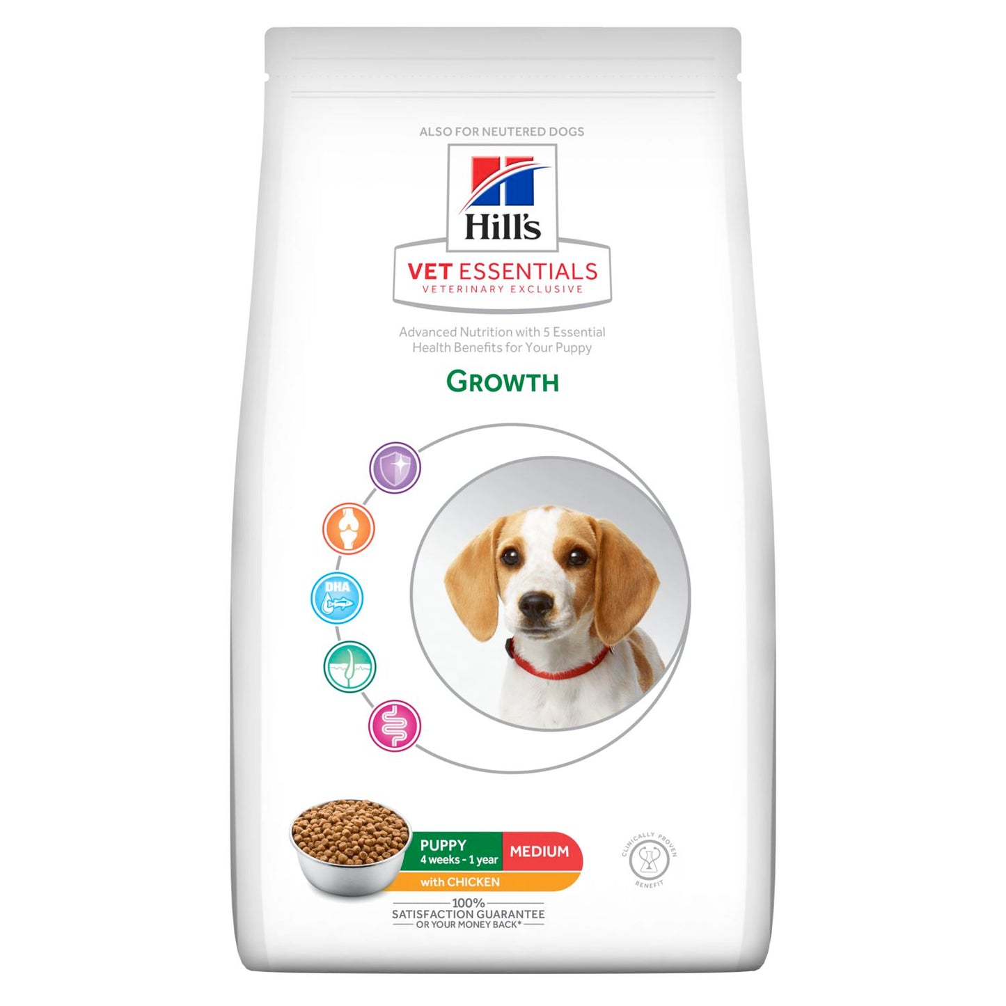 Photo du produit CROQUETTE VET ESSENTIALS MULTI BENEFIT PUPPY LARGE POULET 700G- CHIEN HILL'S