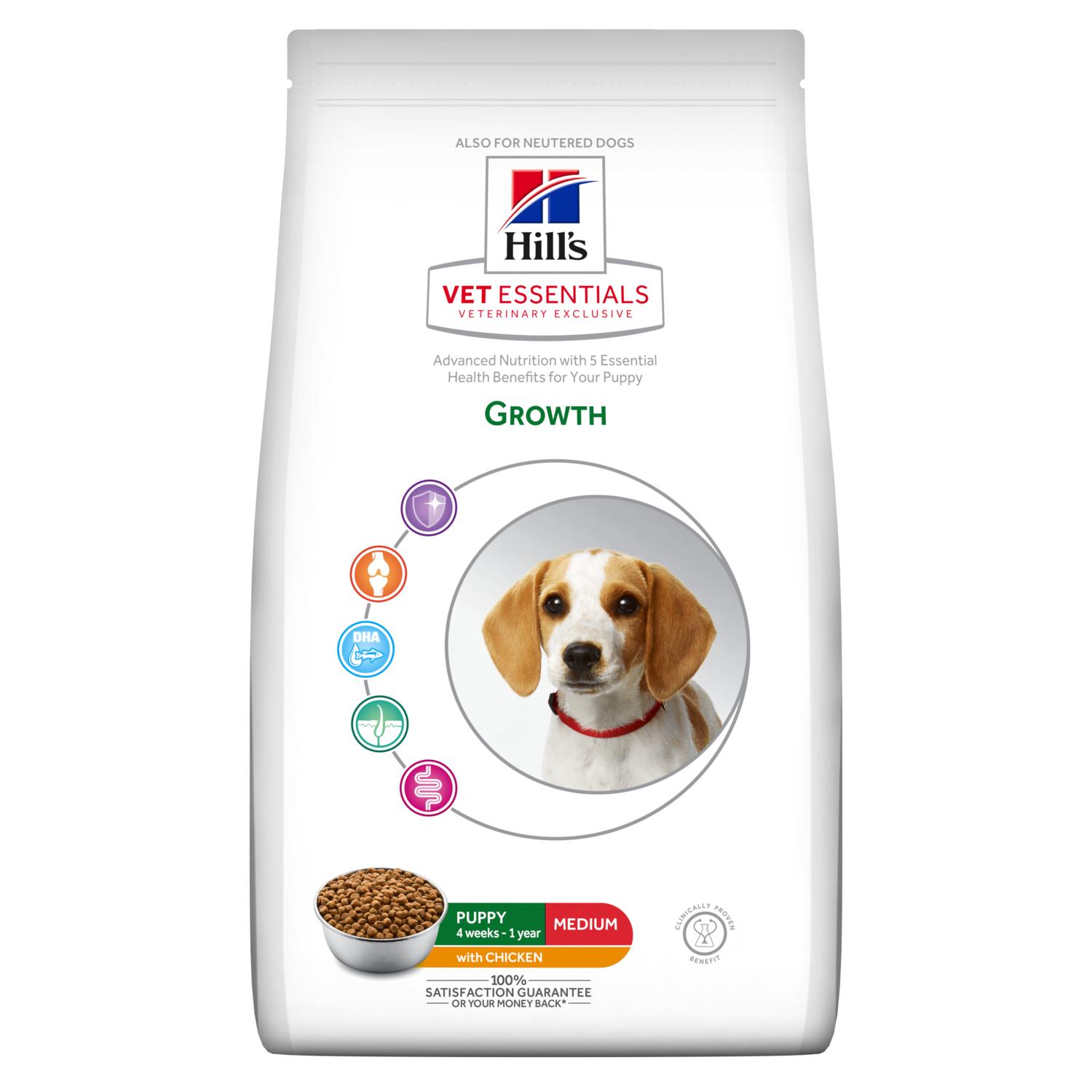 Photo du produit CROQUETTE VET ESSENTIALS MULTI BENEFIT PUPPY LARGE POULET 700G- CHIEN HILL'S