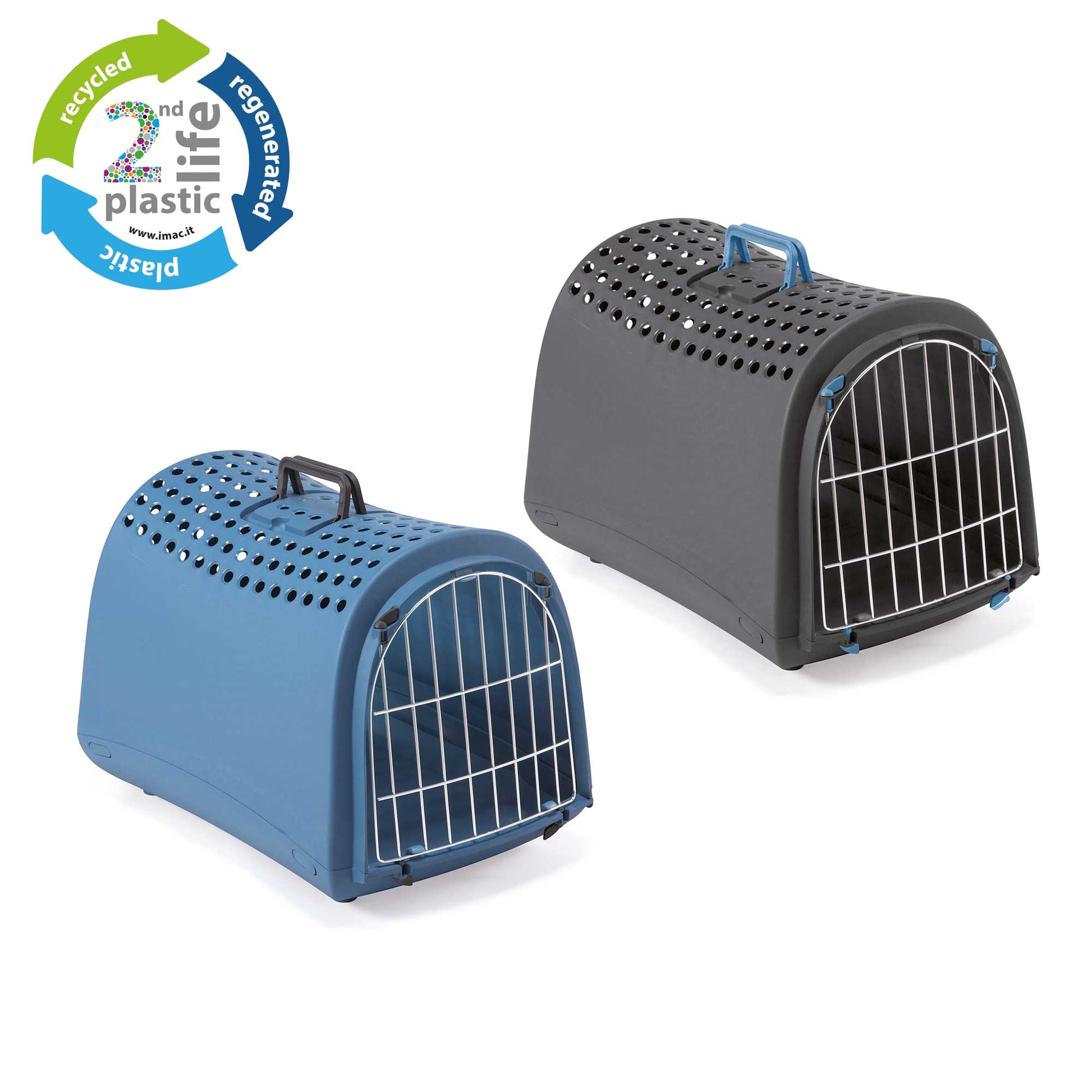 Photo du produit CAGE LINUS CABRIO 2ND LIFE RECYCLE BLEU- CHIEN ET CHAT IMAC