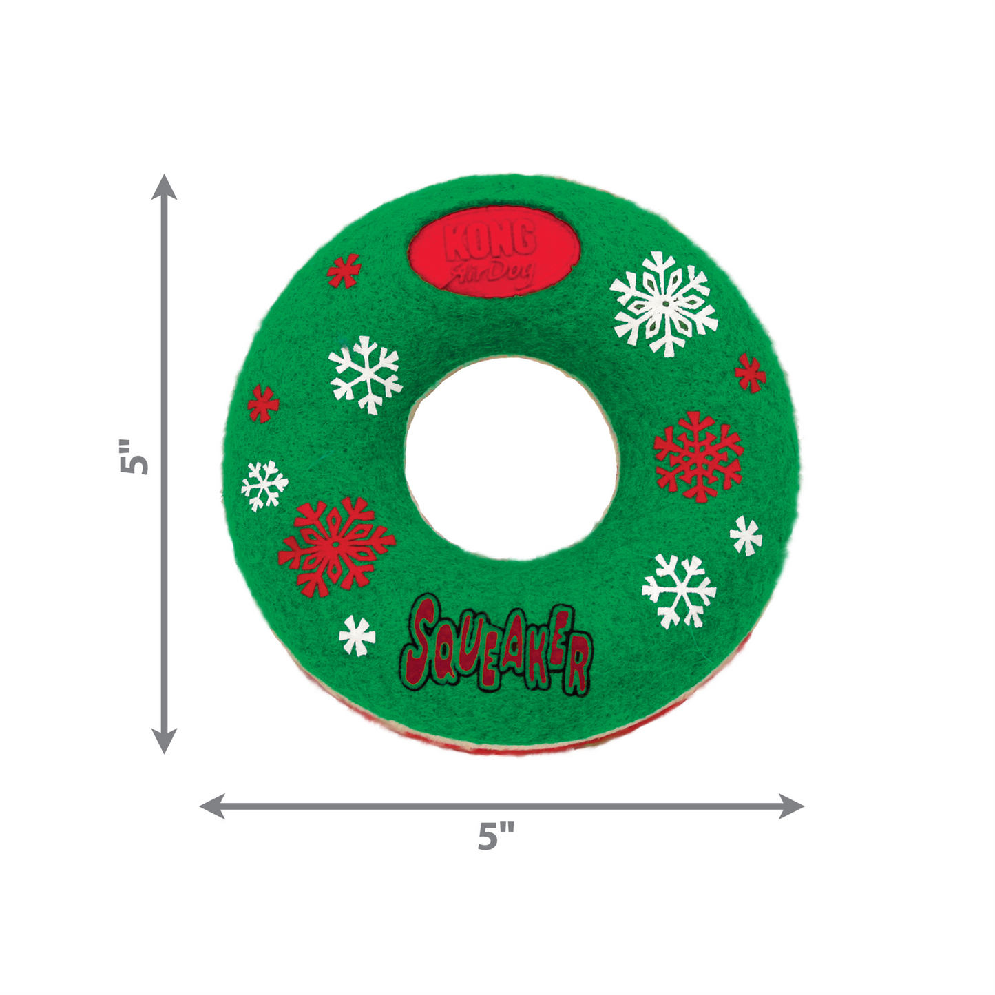 Photo du produit KONG NOËL 2023 HOLIDAY AIRDOG® SQUEAKER DONUT MD - CHIEN ET CHAT KONG