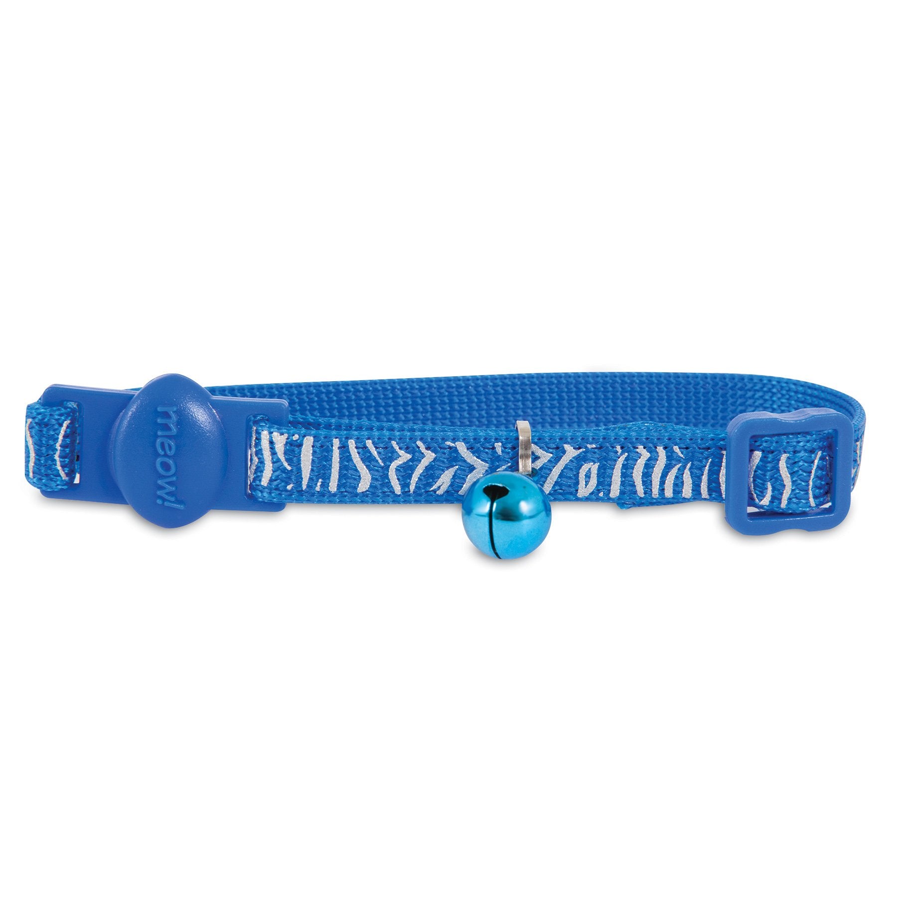 Photo du produit COLLIER REFLECTIF NYLON FASHION BLEU - CHAT PETMATE