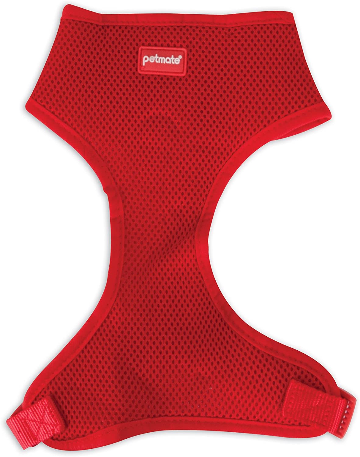 Photo du produit HARNAIS UNI NYLON MAILLE ROUGE T.L - CHIEN PETMATE