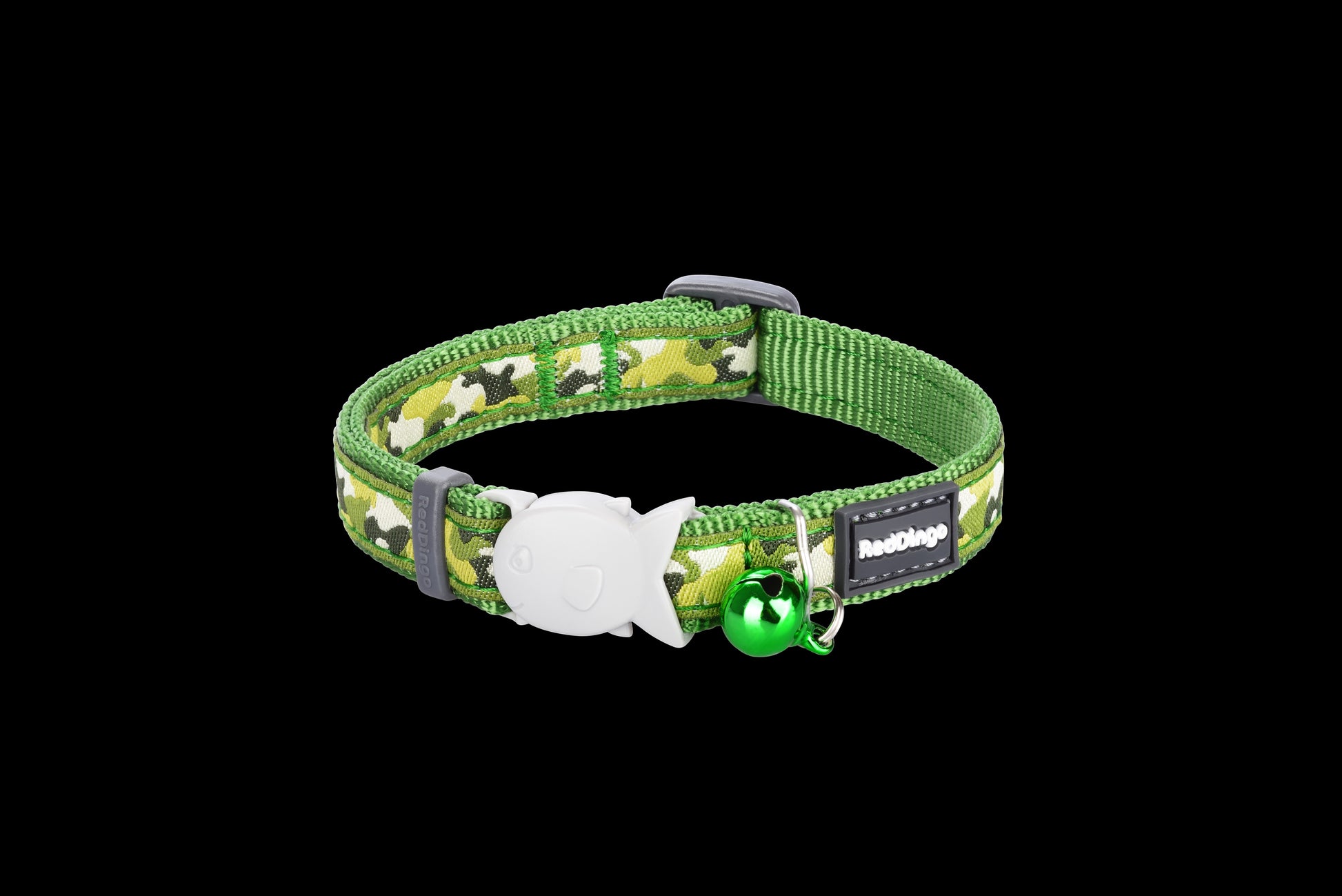 Photo du produit COLLIER IMPRIME CAMOUFLAGE VERT - CHAT RED DINGO