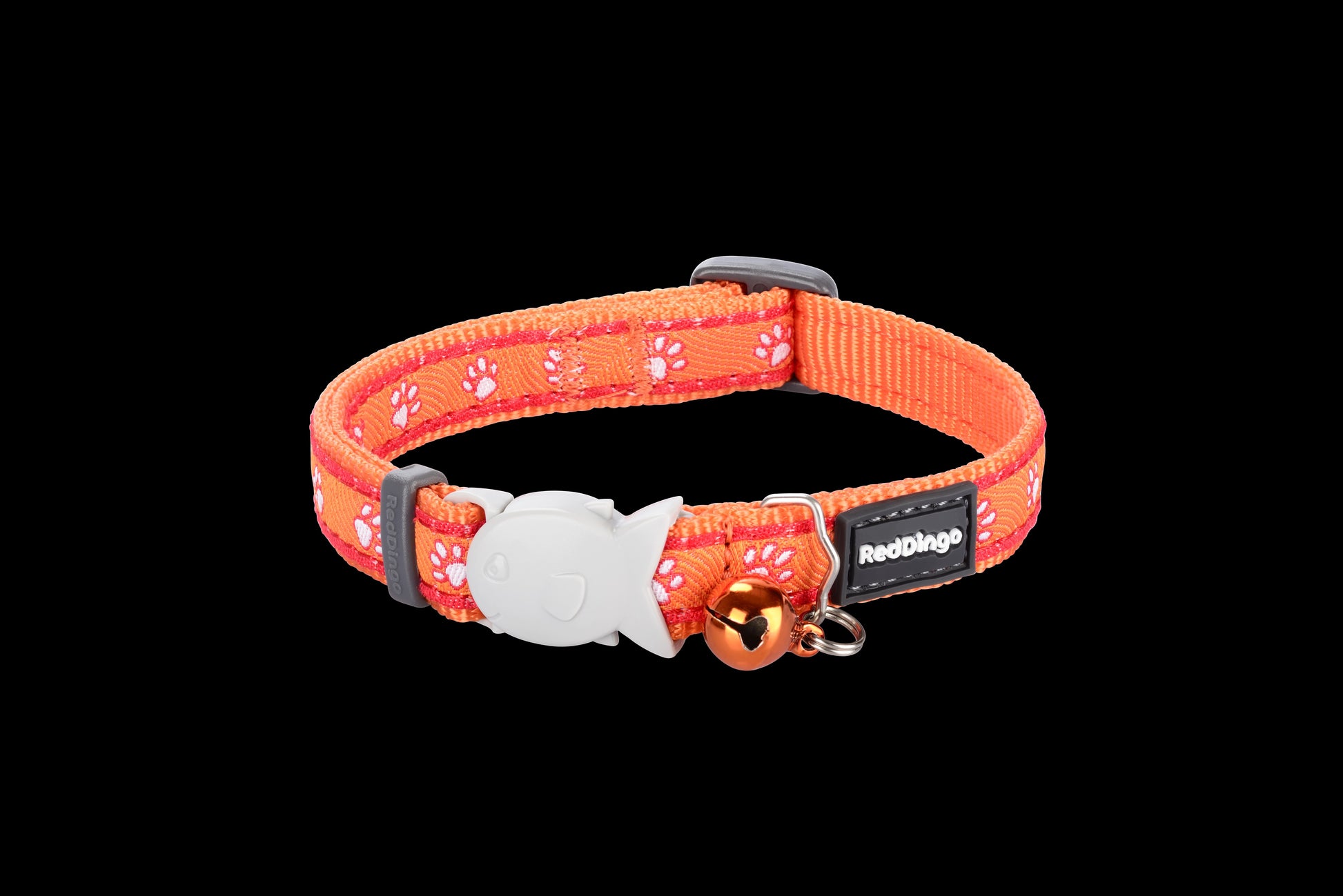 Photo du produit COLLIER IMPRIME DESERT PAWS ORANGE - CHAT RED DINGO