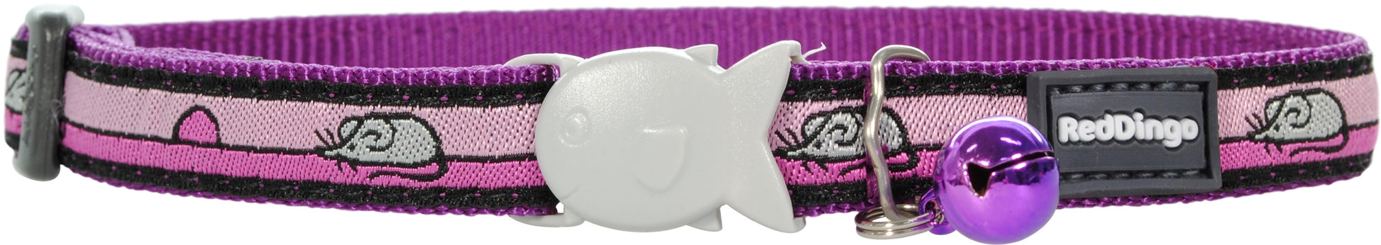 Photo du produit COLLIER IMPRIME MOUSE MAUVE - CHAT RED DINGO