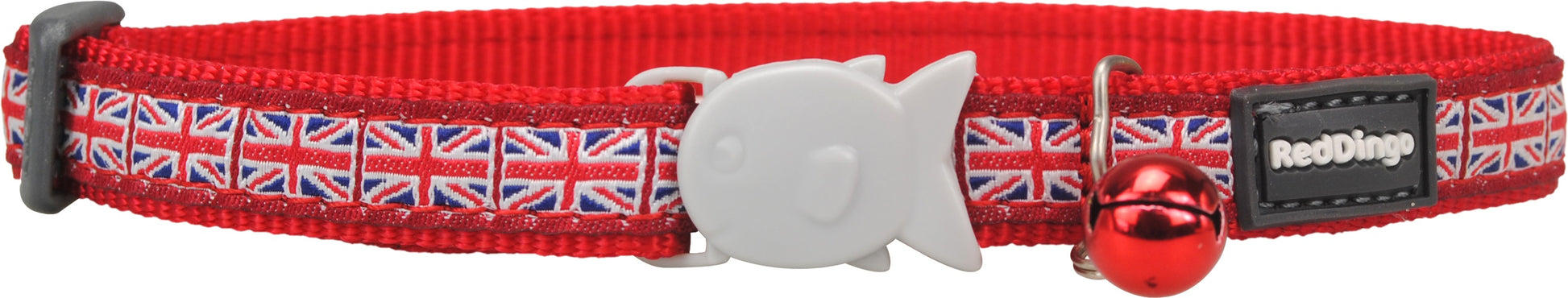 Photo du produit COLLIER IMPRIME UNION JACK FLAG ROUGE - CHAT RED DINGO