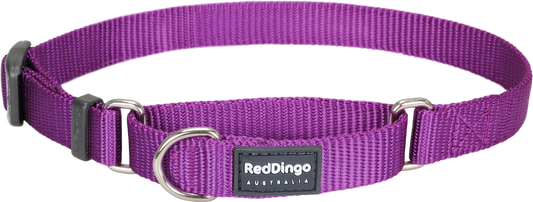 Photo du produit COLLIER UNI SEMI ÉTRANGLEUR MAUVE T.M/L (20MM) - CHIEN RED DINGO