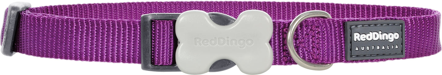 Photo du produit COLLIER UNI MAUVE T.XS/S (12MM) - CHIEN RED DINGO