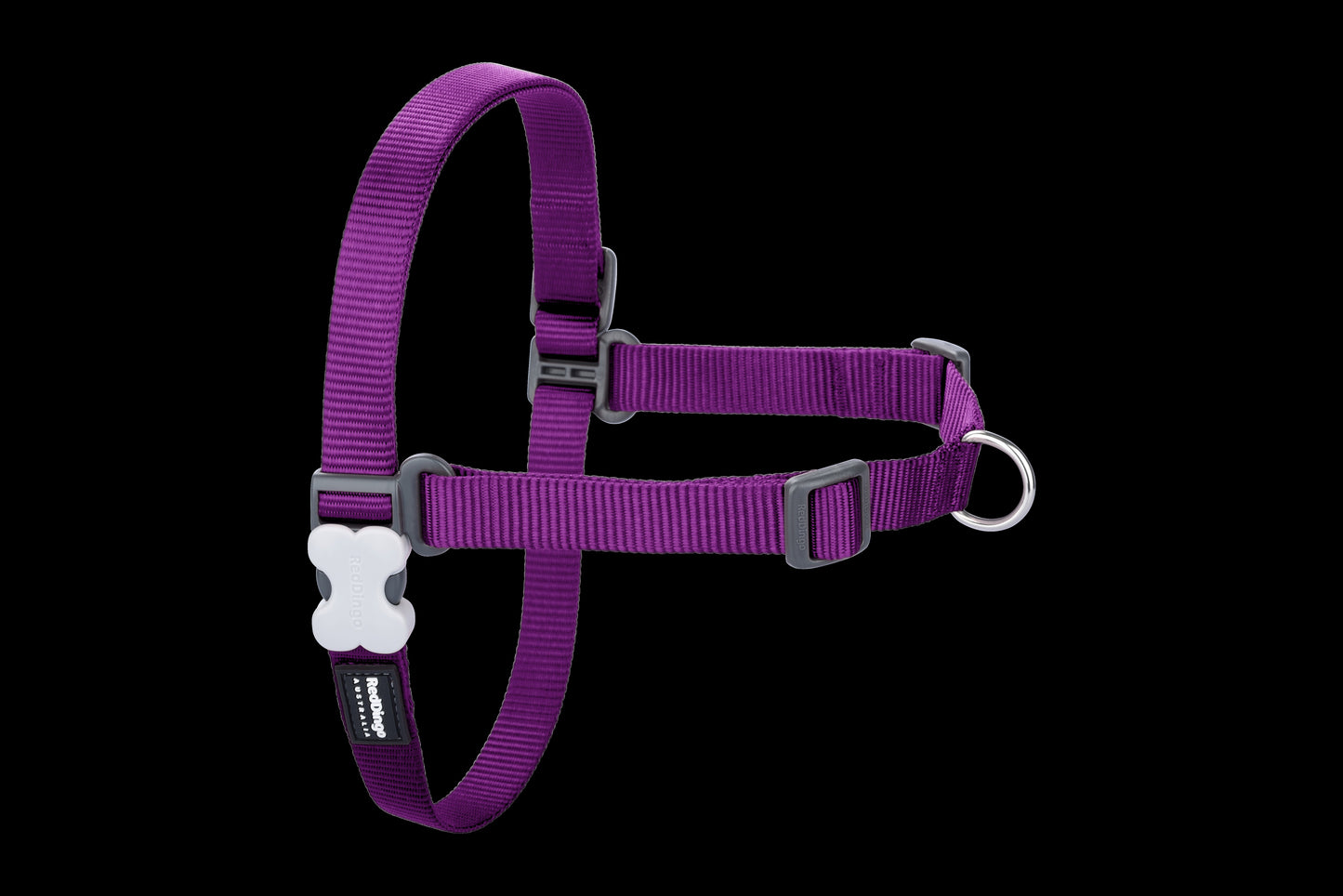 Photo du produit HARNAIS UNI ANTI-TRACTION MAUVE T.M/L (20MM) - CHIEN RED DINGO