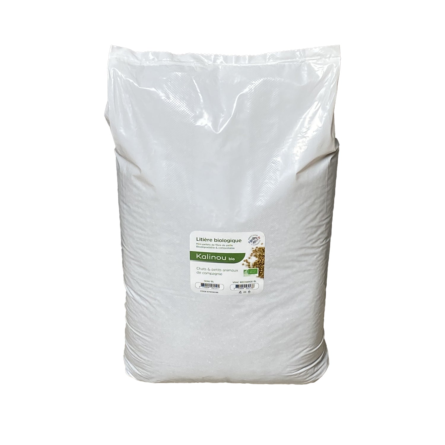 LITIERE NATURELLE/VEGETALE KALINOU BIO - CHAT JC EUROPE