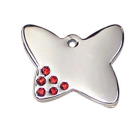 Photo du produit MEDAILLE BIJOU LUX PAPILLON T.S- CHIEN ET CHAT TAGGEE