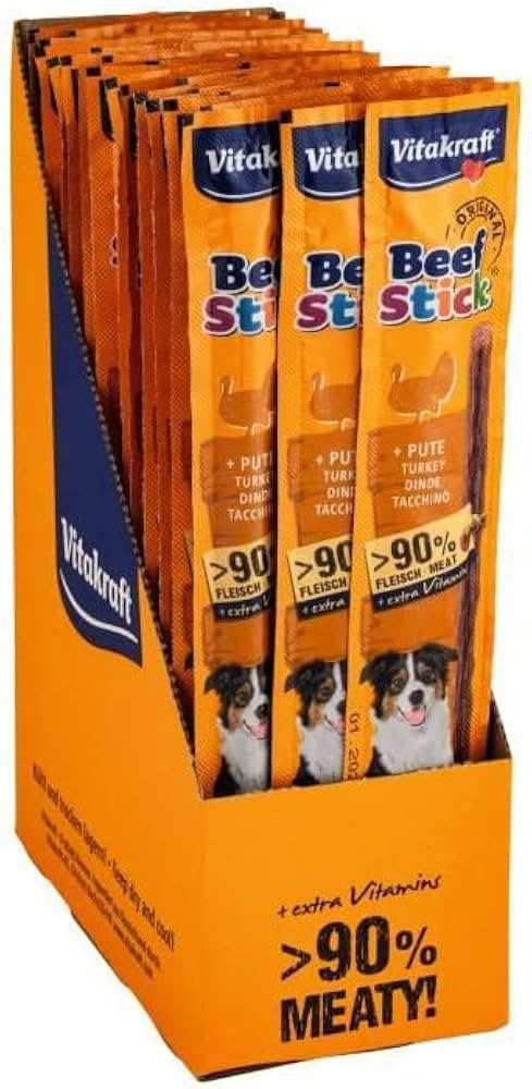 Photo du produit FRIANDISE BEEF STICK (X1) DINDE - CHIEN VITAKRAFT