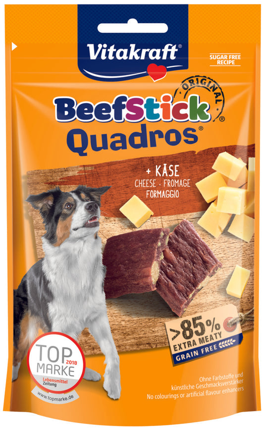 Photo du produit FRIANDISE BEEF STICK QUADROS POULET FROMAGE 70G - CHIEN VITAKRAFT