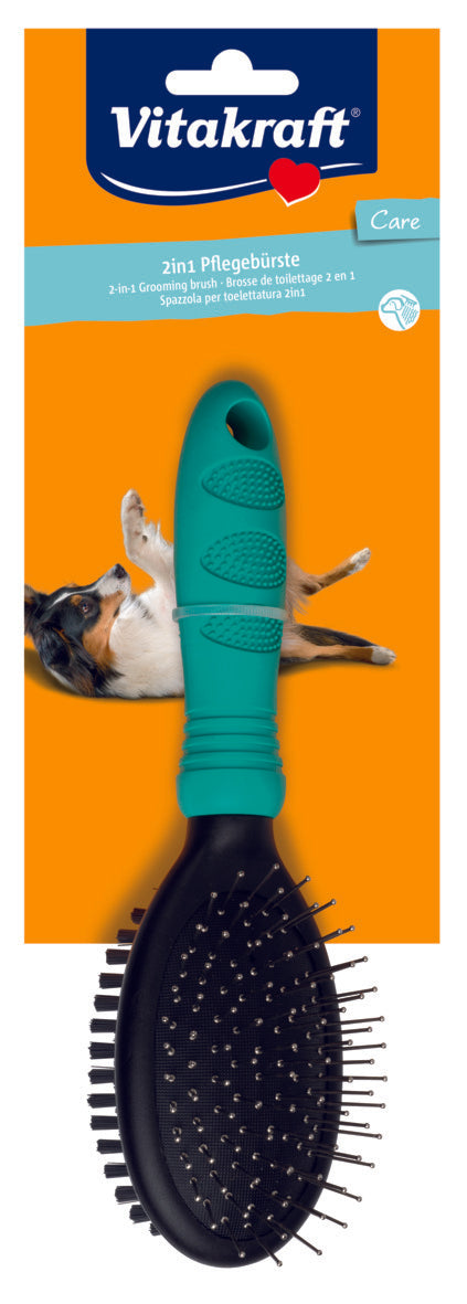 Photo du produit BROSSE PLASTIC DOUBLE - CHIEN VITAKRAFT