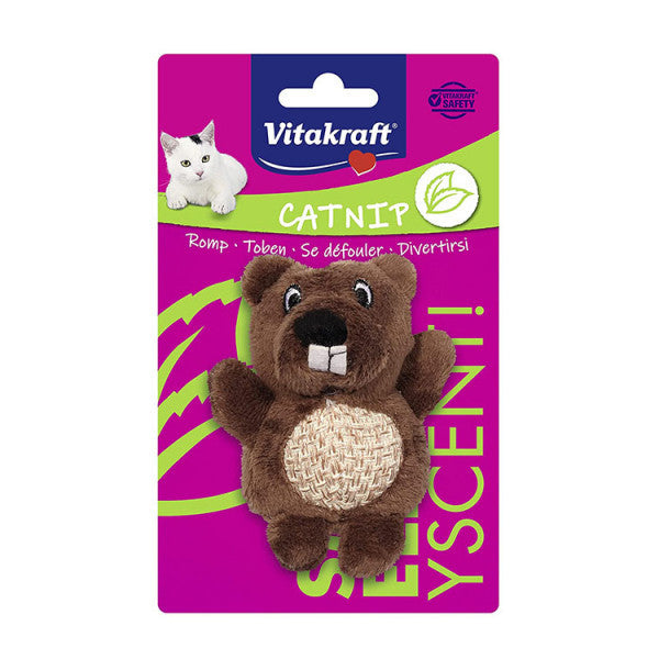 Photo du produit JOUET CATNIP CASTOR HERBE - CHAT VITAKRAFT