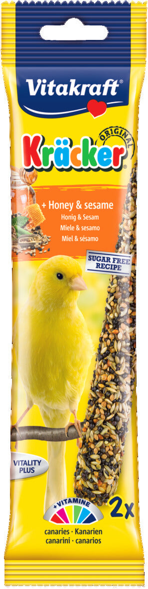 Photo du produit KRACKER CANARIS (X2) MIEL SESAME - OISEAU VITAKRAFT