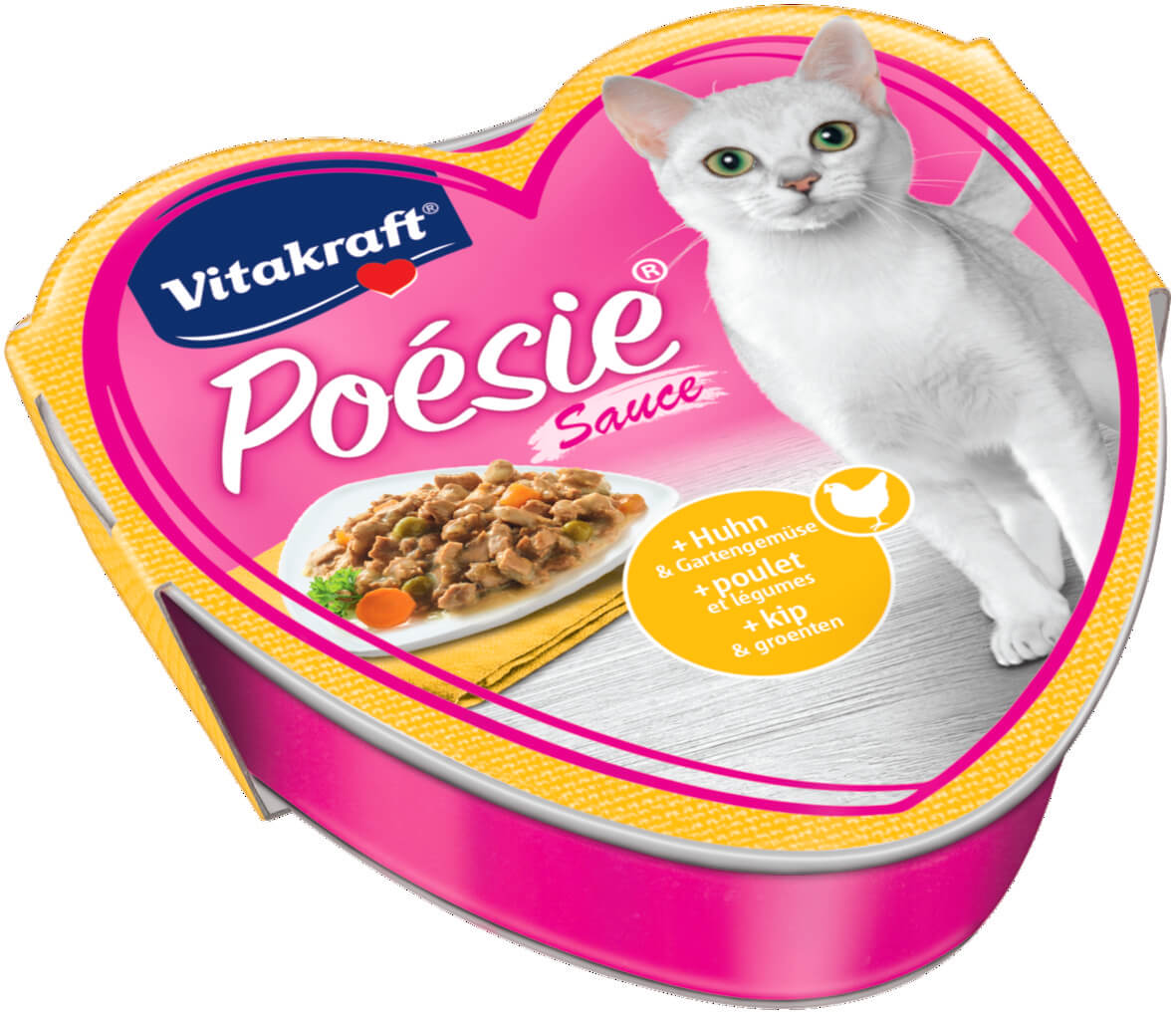 Photo du produit BOITE POÉSIE DÉLISAUCE POULET 85G - CHAT VITAKRAFT