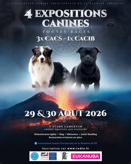 4 Expositions Canines 29 & 30 Août 2026