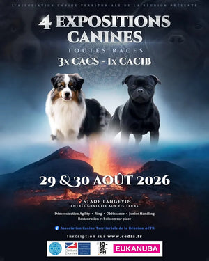 4 Expositions Canines 29 & 30 Août 2026